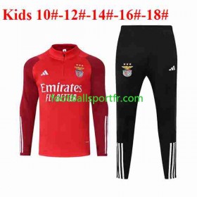 Benfica Lisbonne Enfant Ensemble Sweat d'entrainement Rouge 2023-2024